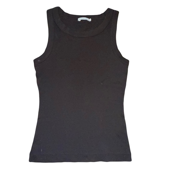 Michael Stars Gina Cotton & Modal Rib Tank One Size Like New Orig $72 - Picture 3 of 6